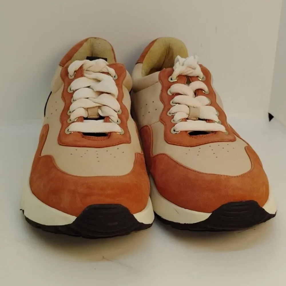 Jolie Designer Brown Embellished Sneakers - Size 6